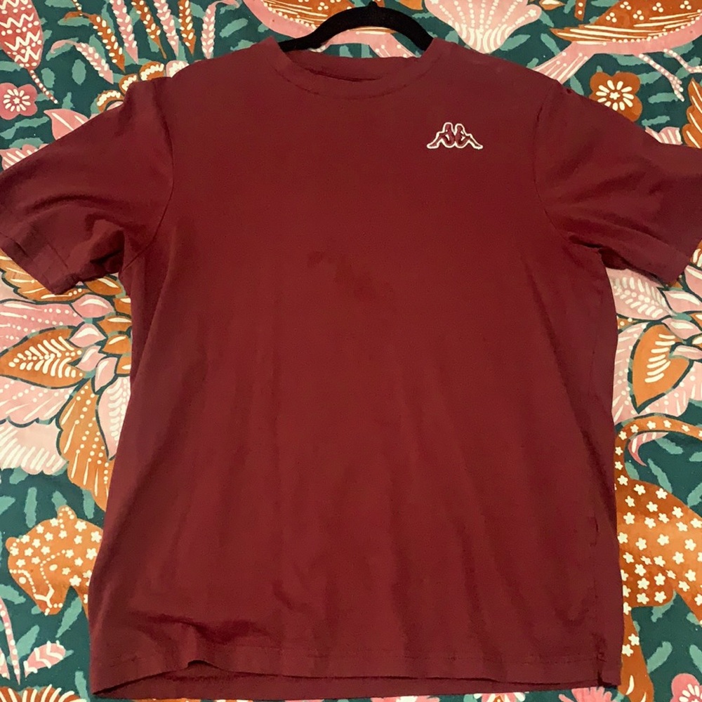 Kappa maroon shirt
